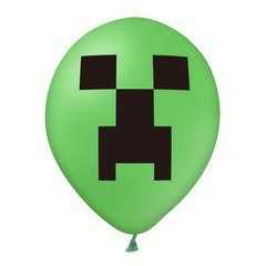 Zestaw Balonów z nadrukiem Minecraft, 30cm, 12 szt. Zestaw Balonów z nadrukiem Minecraft, 30cm, 12 szt.