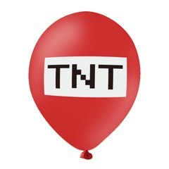 Zestaw Balonów z nadrukiem Minecraft, 30cm, 12 szt. Zestaw Balonów z nadrukiem Minecraft, 30cm, 12 szt.