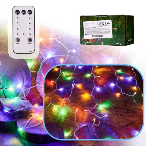 Lampki LED łańcuch lampki choinkowe 10m 100LED z pilotem ślub wesele Lampki LED łańcuch lampki choinkowe 10m 100LED z pilotem ślub wesele