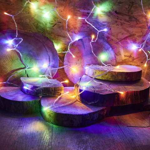 Lampki LED łańcuch lampki choinkowe 10m 100LED z pilotem ślub wesele Lampki LED łańcuch lampki choinkowe 10m 100LED z pilotem ślub wesele