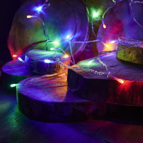 Lampki LED łańcuch lampki choinkowe 10m 100LED z pilotem ślub wesele Lampki LED łańcuch lampki choinkowe 10m 100LED z pilotem ślub wesele