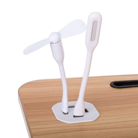 Stolik pod laptopa składany do łóżka podstawka USB Stolik pod laptopa składany do łóżka podstawka USB
