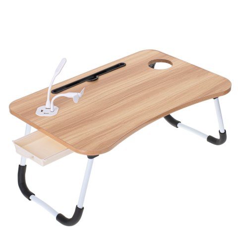 Stolik pod laptopa składany do łóżka podstawka USB Stolik pod laptopa składany do łóżka podstawka USB