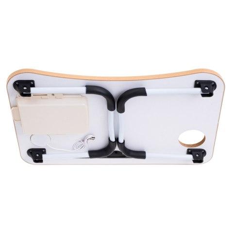 Stolik pod laptopa składany do łóżka podstawka USB Stolik pod laptopa składany do łóżka podstawka USB