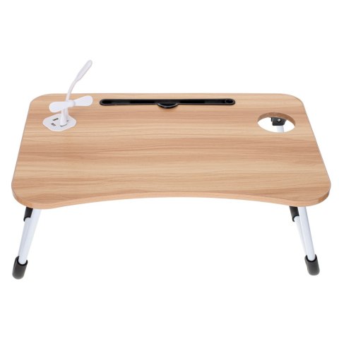 Stolik pod laptopa składany do łóżka podstawka USB Stolik pod laptopa składany do łóżka podstawka USB