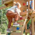 AXI Mitch play tower - Duży Plac Zabaw Drewniany Zjeżdżalnia Hustawki Ścianka Wspinaczkowa + Wieża