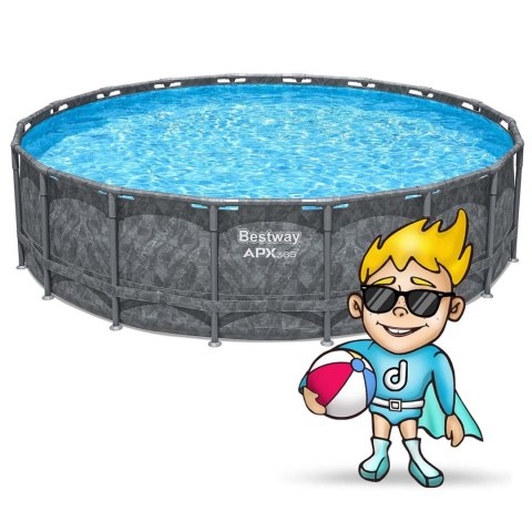 Basen ogrodowy stelażowy 549 x 132 cm 11w1 Bestway 561KC Basen ogrodowy stelażowy 549 x 132 cm 11w1 Bestway 561KC