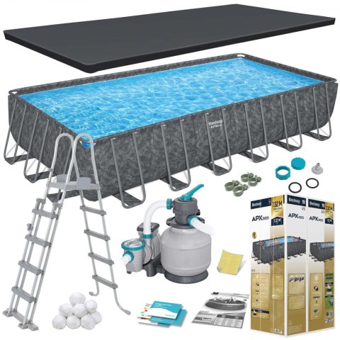 Basen stelażowy ogrodowy 732 x 366 x 132 cm 11w1 Bestway 561KG Basen stelażowy ogrodowy 732 x 366 x 132 cm 11w1 Bestway 561KG