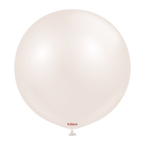 Balony lateksowe Kalisan AURA Beige Cream, beżowe, kremowe, 60cm, 2szt.