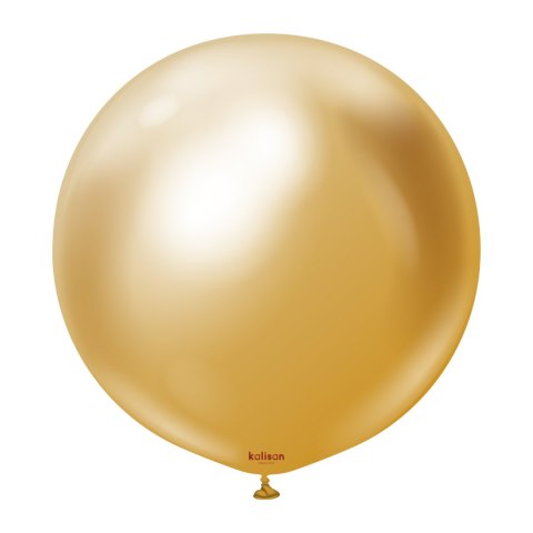 Balony lateksowe Mirror Gold, złoty, 45 cm, 25 szt. Balony lateksowe Mirror Gold, złoty, 45 cm, 25 szt.