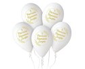 Balony lateksowe, Pierwsza Komunia kłosy, 30 cm, 25 szt