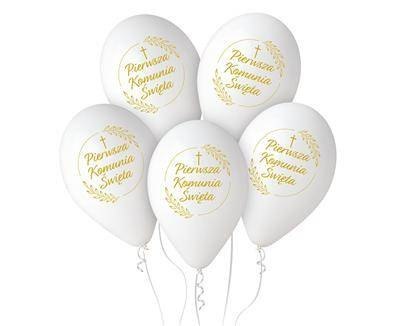Balony lateksowe, Pierwsza Komunia kłosy, 30 cm, 25 szt Balony lateksowe, Pierwsza Komunia kłosy, 30 cm, 25 szt