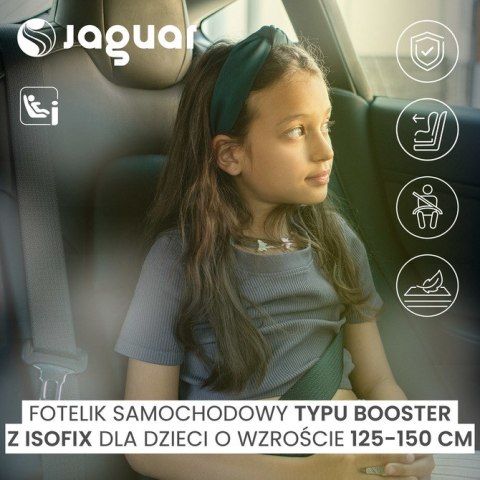 FOTELIK JAGUAR I-SIZE BLACK (125-150) FOTELIK JAGUAR I-SIZE BLACK (125-150)