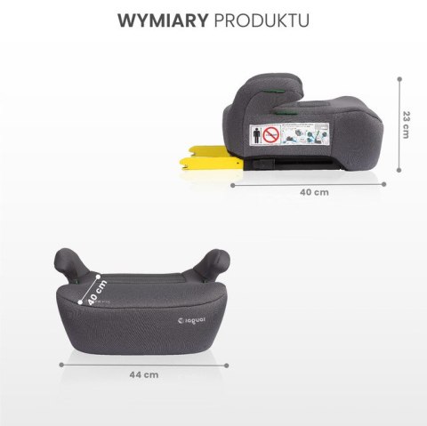 FOTELIK JAGUAR I-SIZE BLACK (125-150) FOTELIK JAGUAR I-SIZE BLACK (125-150)