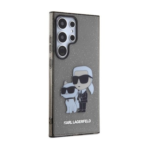 Karl Lagerfeld IML Glitter Karl & Choupette - Etui Samsung Galaxy S24 Ultra (czarny) Karl Lagerfeld IML Glitter Karl & Choupette - Etui Samsung Galaxy S24 Ultra (czarny)