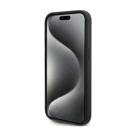 Karl Lagerfeld Silicone Karl Script - Etui iPhone 15 Pro (czarny) Karl Lagerfeld Silicone Karl Script - Etui iPhone 15 Pro (czarny)