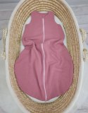 Muślinowy śpiworek dla dzieci zaokrąglony BABY 6-12 mcy TOG 1.0 - pastel pink