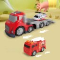 WOOPIE Czerwona Laweta Straży Pożarnej City Truck Efekty Dźwiękowe i Świetlne