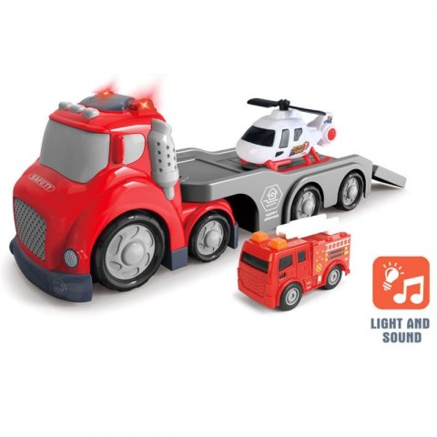 WOOPIE Czerwona Laweta Straży Pożarnej City Truck Efekty Dźwiękowe i Świetlne WOOPIE Czerwona Laweta Straży Pożarnej City Truck Efekty Dźwiękowe i Świetlne