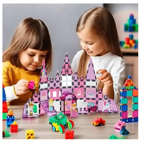 WOOPIE Magnetyczny Zestaw Konstrukcyjny Zbuduj Zamek WOOPIE Magnetyczny Zestaw Konstrukcyjny Zbuduj Zamek