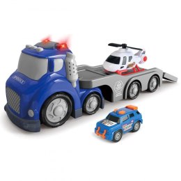 WOOPIE Niebieska Laweta Policyjna City Truck Efekty Dźwiękowe i Świetlne