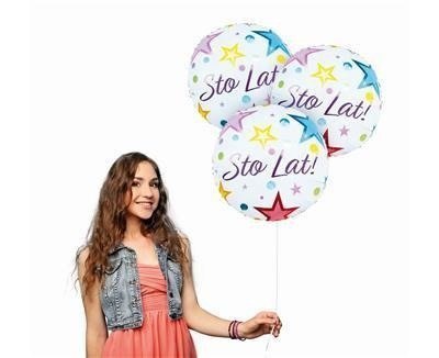 Balon Foliowy, Sto Lat, 46 cm Balon Foliowy, Sto Lat, 46 cm