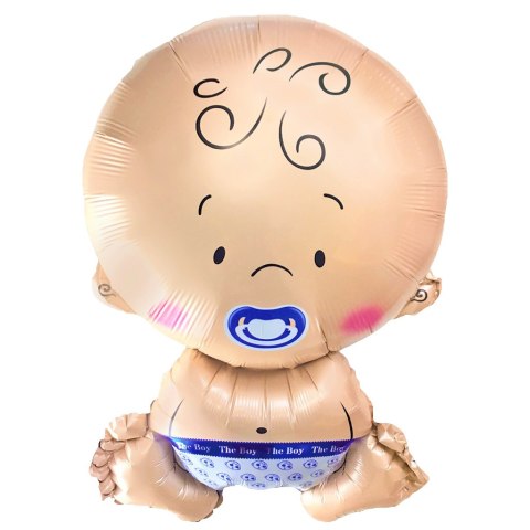 Balon foliowy bobas chłopiec 50x75cm Balon foliowy bobas chłopiec 50x75cm