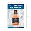 Balon foliowy urodzinowy, Butelka Whisky, 93 cm