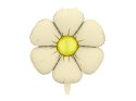 Balony foliowe do girland - Stokrotki, kremowe, 65 cm (4 szt.)