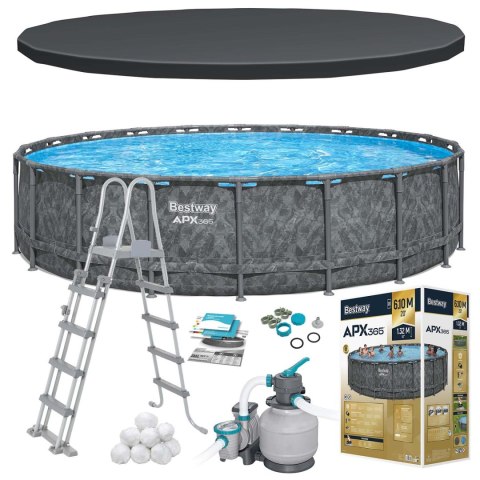 Basen ogrodowy stelażowy 610 x 132 cm 11w1 Bestway 561KE Basen ogrodowy stelażowy 610 x 132 cm 11w1 Bestway 561KE