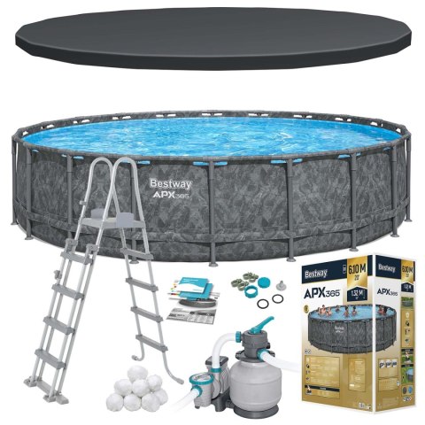Basen ogrodowy stelażowy 671 x 132 cm 11w1 Bestway 561JZ Basen ogrodowy stelażowy 671 x 132 cm 11w1 Bestway 561JZ