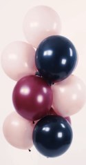 Małe Balony Pastelowe Gemar 5" Granatowe Navy (100 szt.)