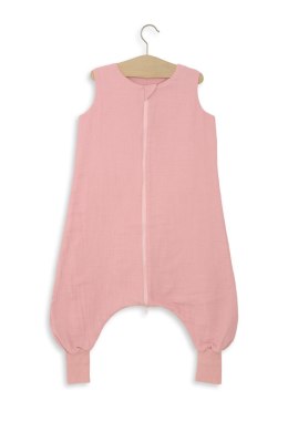 Muślinowy śpiworek dla dzieci z nogawkami L 9-24 mcy letni TOG 1.0 - pastel pink