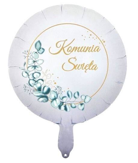 Balon Foliowy, Komunia Święta, 46cm Balon Foliowy, Komunia Święta, 46cm