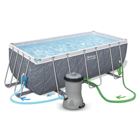 Basen ogrodowy stelażowy 412 x 201 x 122 cm 11w1 Bestway 56722 Basen ogrodowy stelażowy 412 x 201 x 122 cm 11w1 Bestway 56722