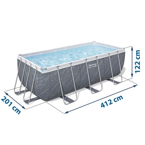Basen ogrodowy stelażowy 412 x 201 x 122 cm 11w1 Bestway 56722 Basen ogrodowy stelażowy 412 x 201 x 122 cm 11w1 Bestway 56722