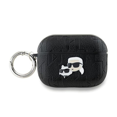 Karl Lagerfeld Monogram Karl & Choupette Head - Etui AirPods Pro 2 (czarny) Karl Lagerfeld Monogram Karl & Choupette Head - Etui AirPods Pro 2 (czarny)