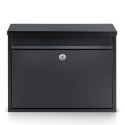 Skrzynka na listy 37,5x30,5x12 cm antracyt HM-860