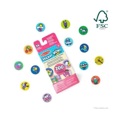 Sticker Wow - wkład + mini książeczka - Jednorożec Sticker Wow - wkład + mini książeczka - Jednorożec