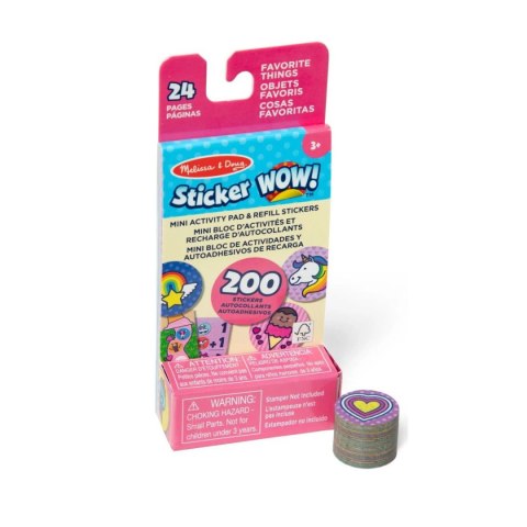 Sticker Wow - wkład + mini książeczka - Jednorożec Sticker Wow - wkład + mini książeczka - Jednorożec