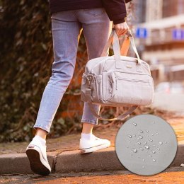 1650/02 TORBA DLA MAMY PODRÓŻNA SZARA