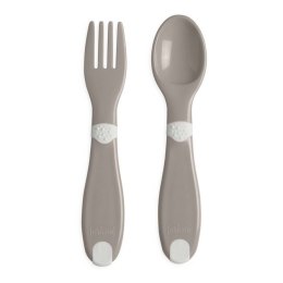 179404 PIERWSZE SZTUĆCE PLASTIKOWE 12M+ SZARE