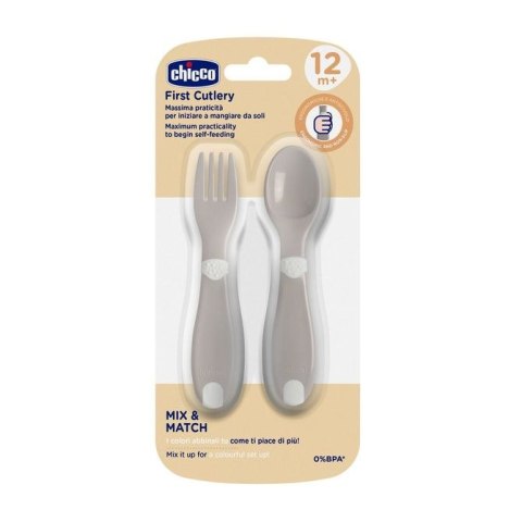 179404 PIERWSZE SZTUĆCE PLASTIKOWE 12M+ SZARE 179404 PIERWSZE SZTUĆCE PLASTIKOWE 12M+ SZARE