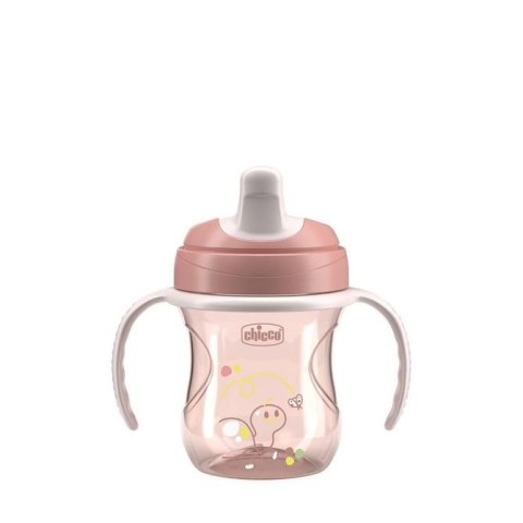 180622 KUBEK NIEKAPEK Z TWARDYM USTNIKIEM 200ML 6+ RÓŻOWY 180622 KUBEK NIEKAPEK Z TWARDYM USTNIKIEM 200ML 6+ RÓŻOWY