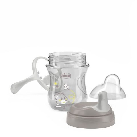 180646 KUBEK NIEKAPEK Z TWARDYM USTNIKIEM 200ML 6+ SZARY 180646 KUBEK NIEKAPEK Z TWARDYM USTNIKIEM 200ML 6+ SZARY