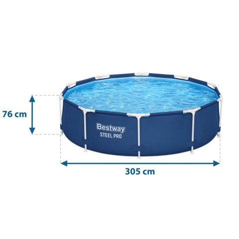 Basen ogrodowy stelażowy 305 x 76 cm 16w1 Bestway 56679 Basen ogrodowy stelażowy 305 x 76 cm 16w1 Bestway 56679