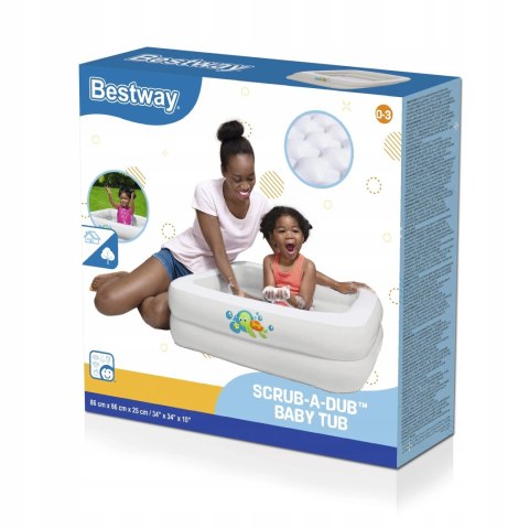 Bestway Basen wanienka basenik dla dzieci 51116 Bestway Basen wanienka basenik dla dzieci 51116