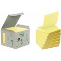 Bloczki ekologiczne samoprzylepne 76x76mm żółte R330-1B Z-Notes 6 bloczków po 100 kartek 009544113 3M