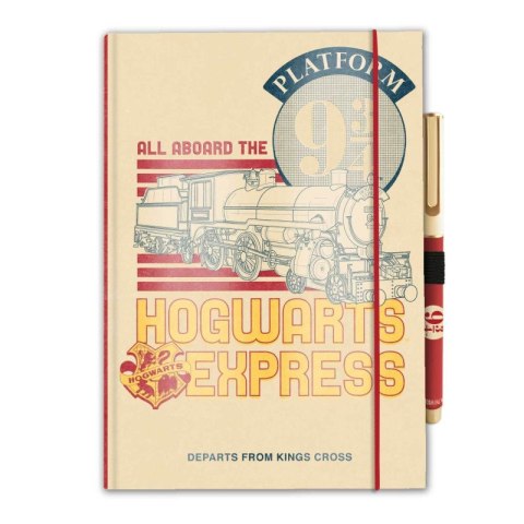 Harry Potter - Notatnik / Notes A5 z długopisem Platform 9 3/4 Harry Potter - Notatnik / Notes A5 z długopisem Platform 9 3/4