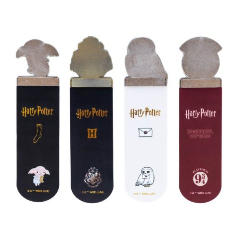 Harry Potter - Zestaw zakładek do książek 4 szt. Harry Potter - Zestaw zakładek do książek 4 szt.